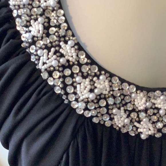 COPY - Black Evening Dress, size 14. - FTTS J. Michaels, Vintage - Picture 5 of 11